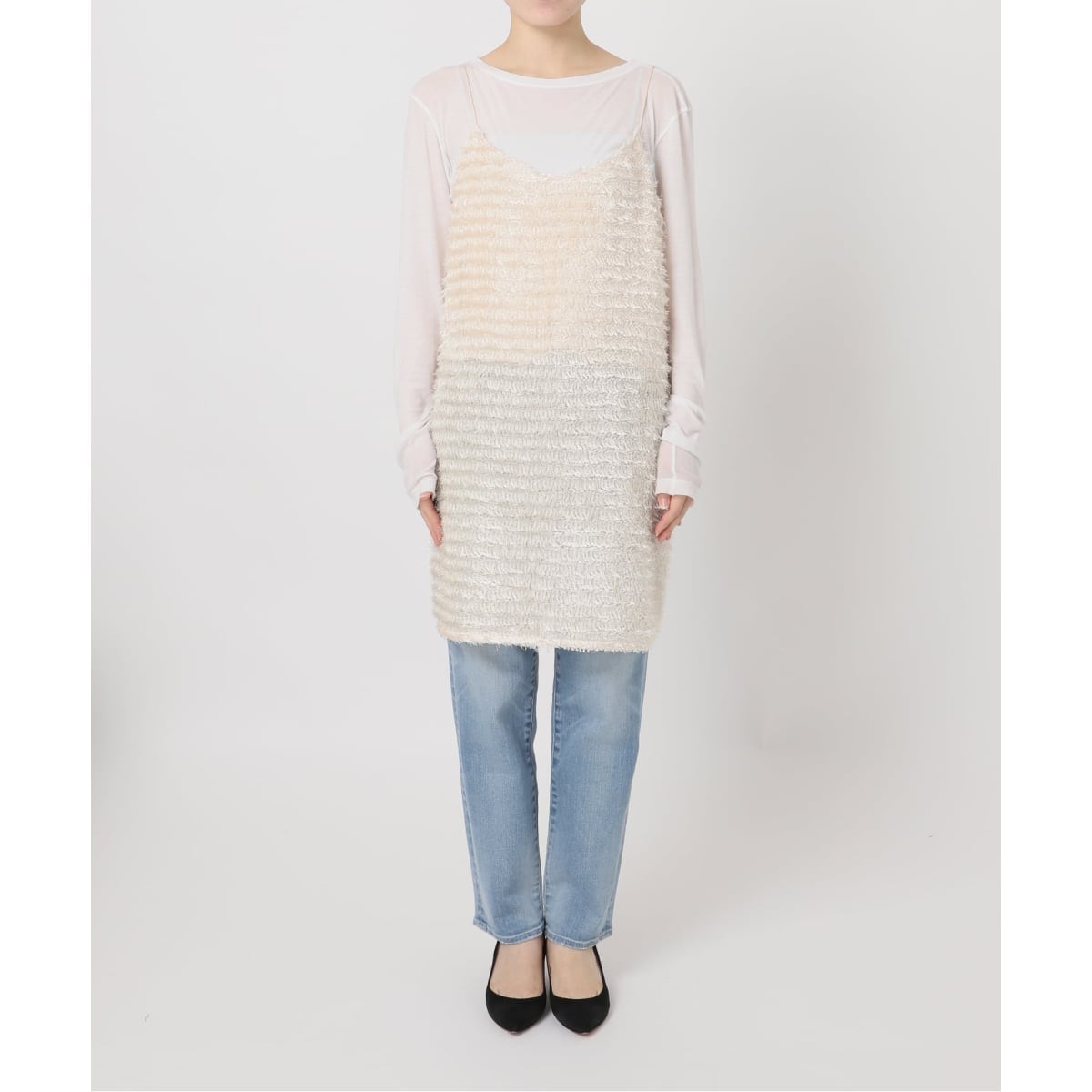 ne Quittez pas/ヌキテパ 】ポプリンチェック EMB シャツドレス