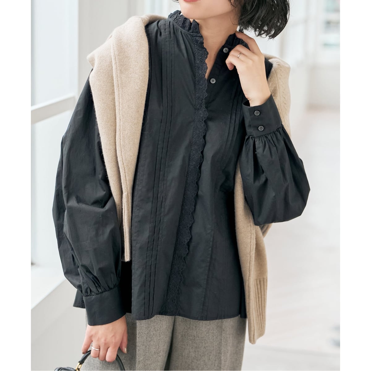 モールレースブラウス | スピック＆スパン(Spick and Span) | マルイ