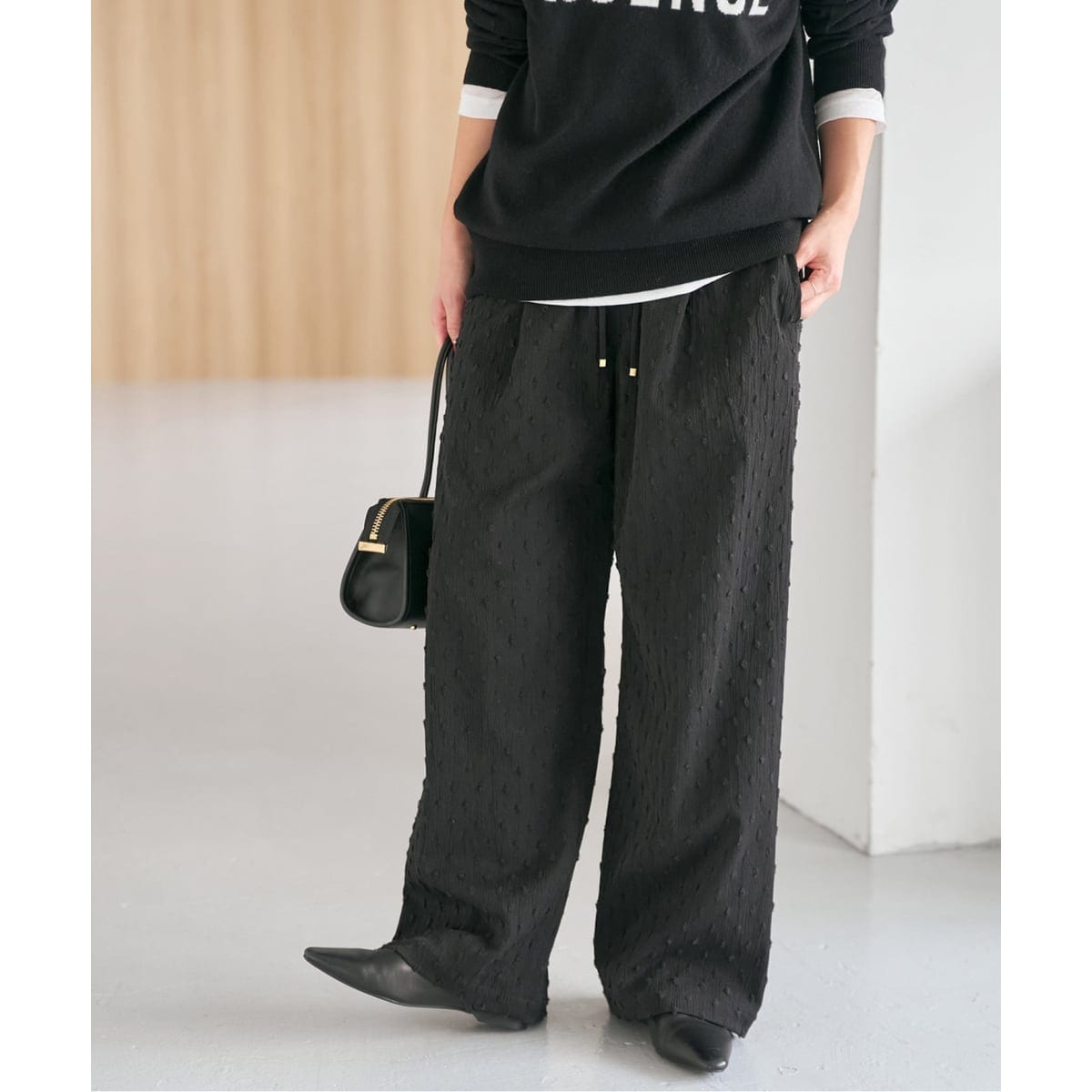 ≪WEB限定≫イージーセミワイドパンツ | スピック＆スパン(Spick and