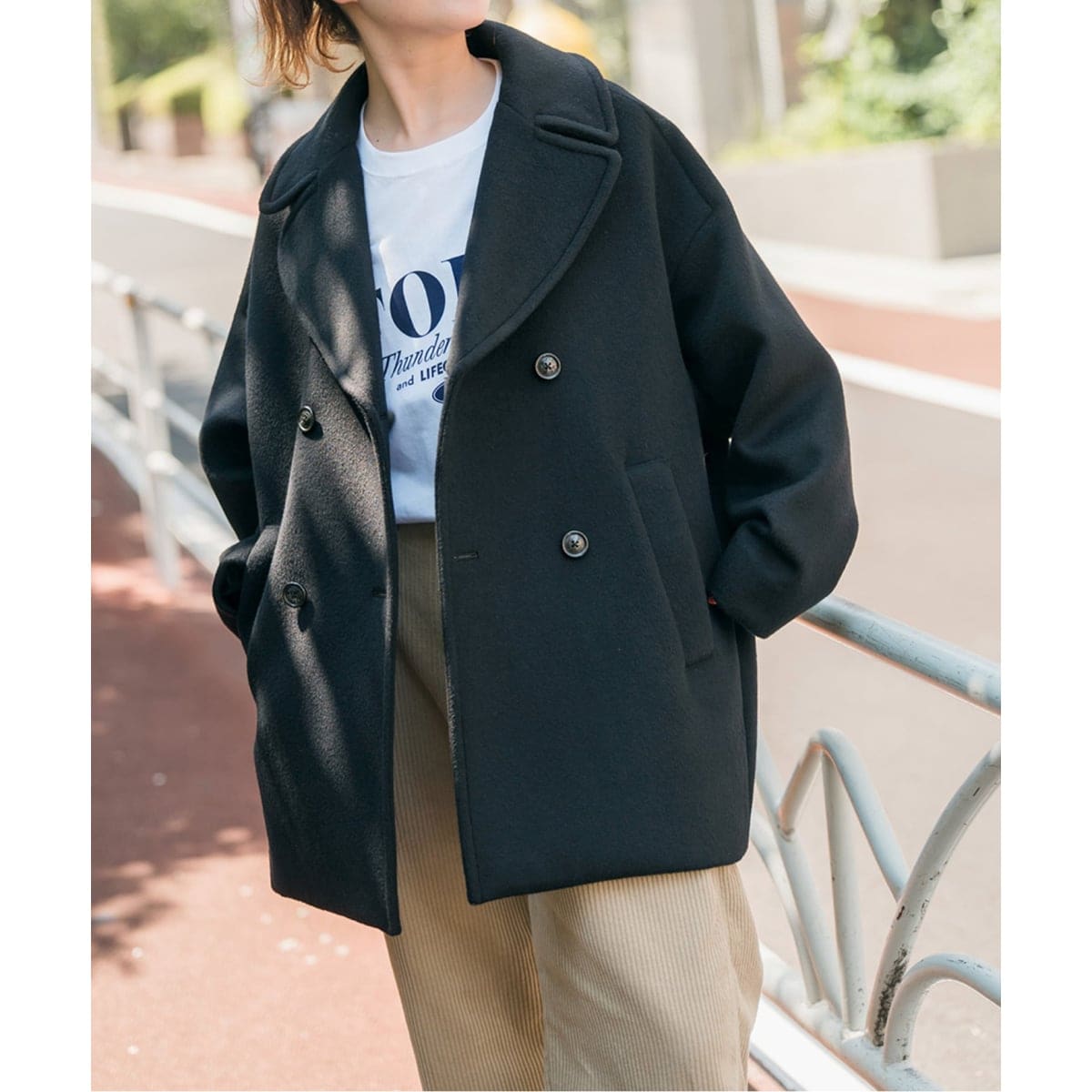 TICCA /ティッカ】ショートピーコート | スピック＆スパン(Spick and