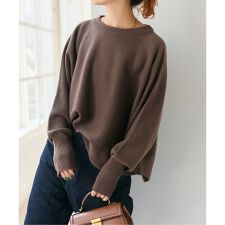 《WEB限定 / 追加2》バルキーヤーンドルマンロングリブニット