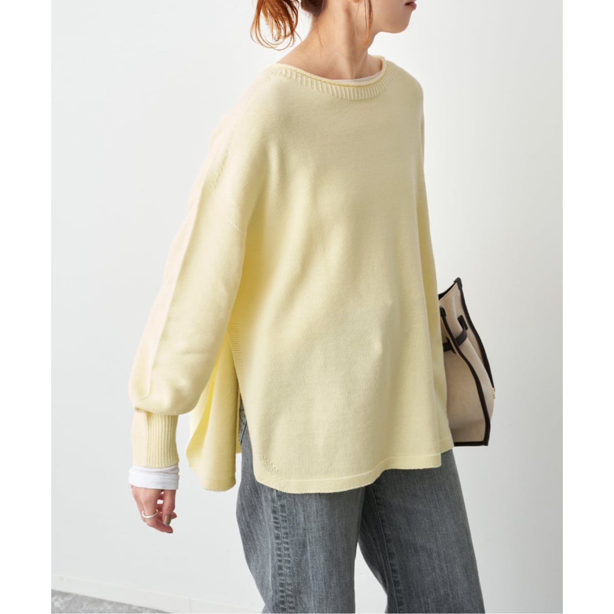 【1度着用のみ美品】 スピックアンドスパン 2WAYフォックスシルクニット 2WAYフォックスシルクニット | スピック＆スパン(Spick and Span