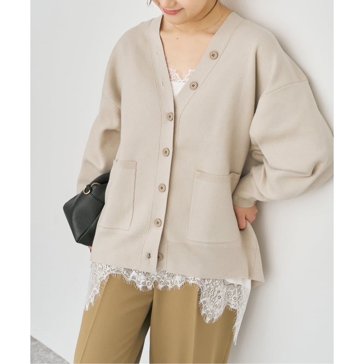 アルパカ2way カーディガン | スピック＆スパン(Spick and Span