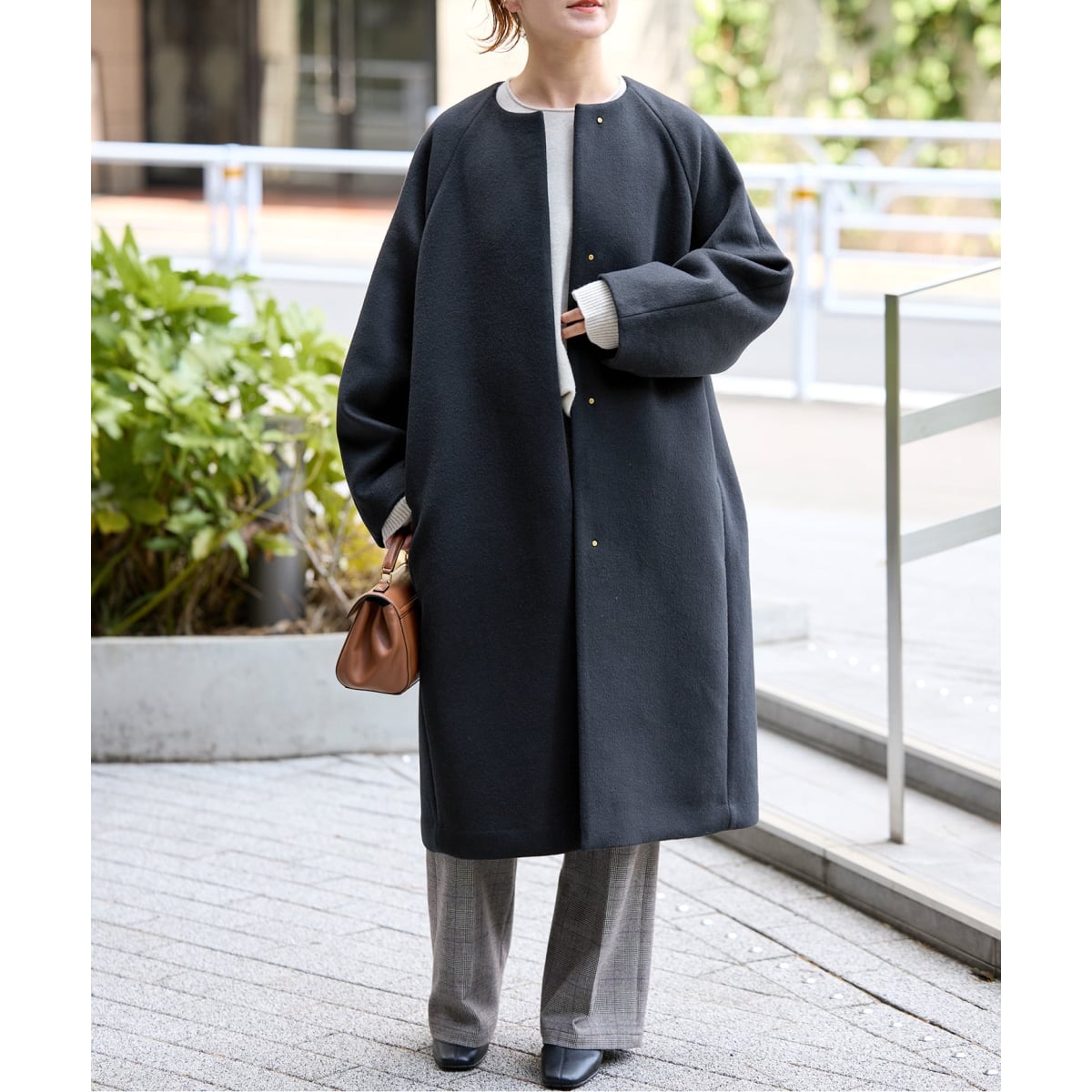 追加》S160ビーバーノーカラーコート | スピック＆スパン(Spick and