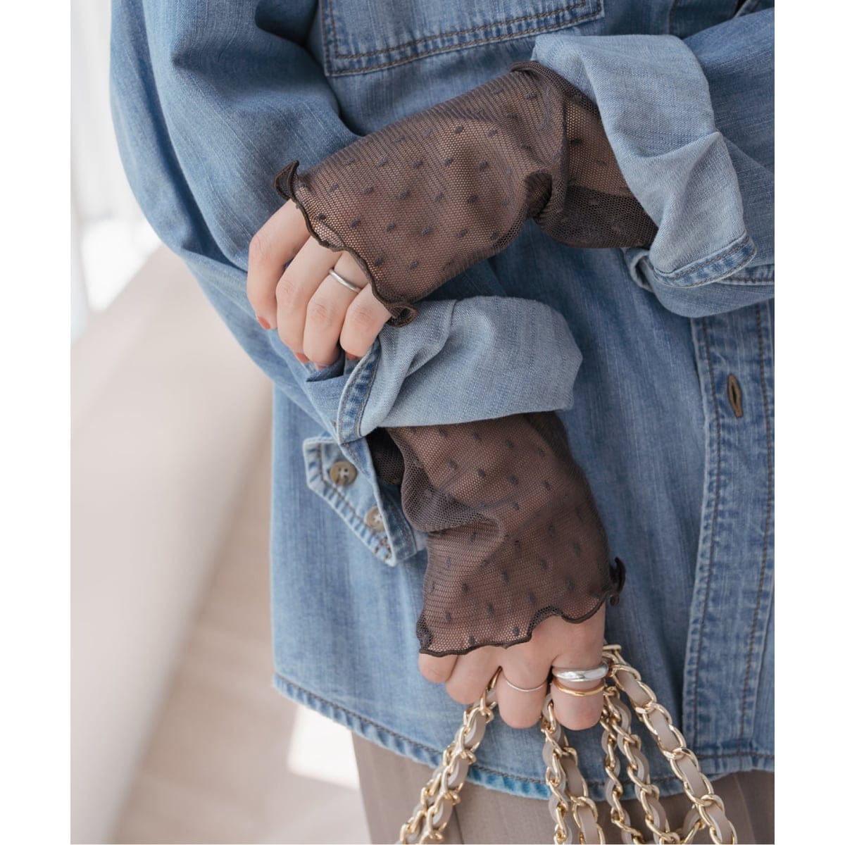 追加》ドットチュールハイネックプルオーバー | スピック＆スパン