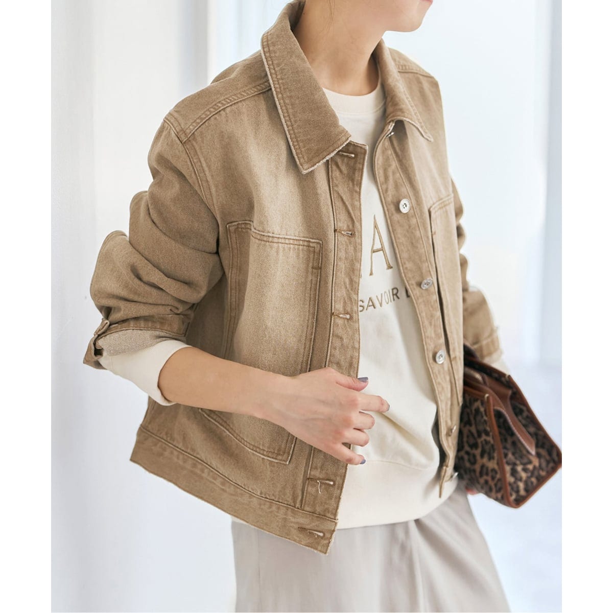 5 1/2 1ST LINE FIT DENIM JACKET | スピック＆スパン(Spick and Span