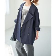 《新色有り / 追加》C/Pミドル丈トレンチコート