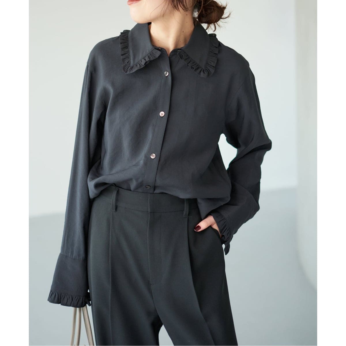 コットンリネンハーフスリーブシャツ | スピック＆スパン(Spick and