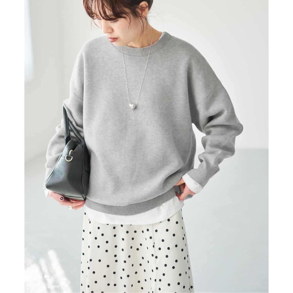 フォックスカシミヤ プルオーバー　スピック フォックスカシミヤMIX プルオーバー | スピック＆スパン(Spick and