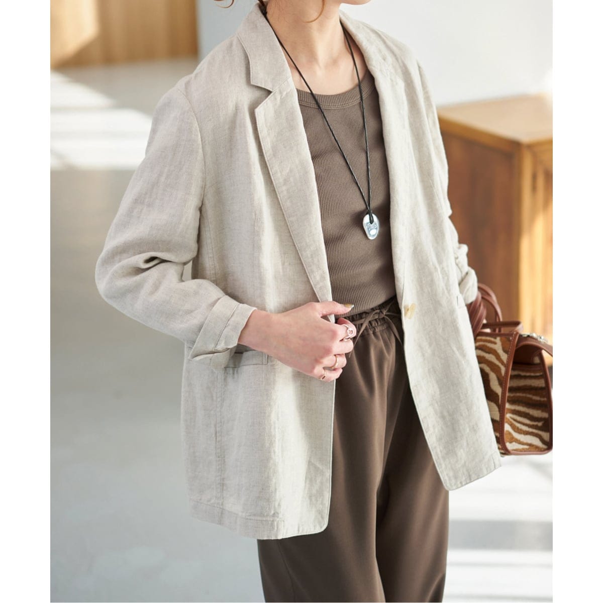 ミルドクロスピークドラペルジャケット | スピック＆スパン(Spick and