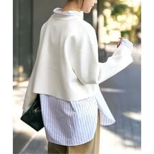 スムースショート丈ニット