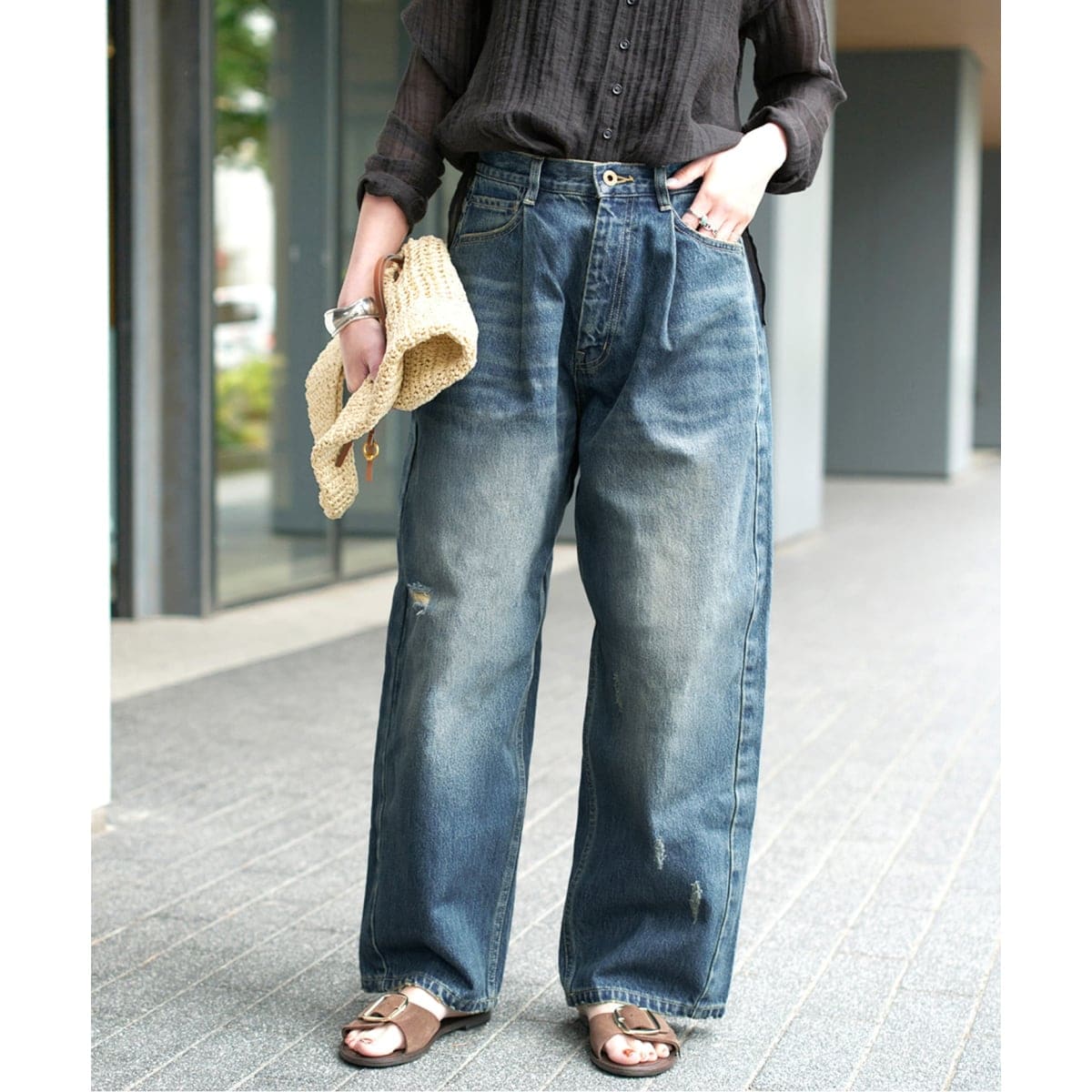 WEB限定サイズ有り / 追加》5 1/2 TUCKBARREL DENIM | スピック WEB限定サイズ有り / 追加》5 1/2 TUCKBARREL DENIM | スピック