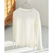 リネン混シアールーズプルオーバー