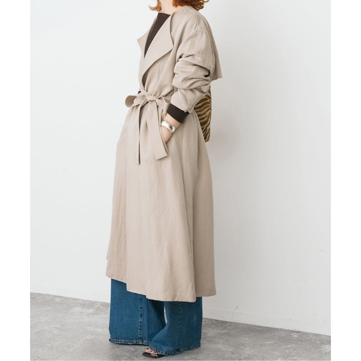 NOBLE ノーブル　MTR ショートケープブルゾン ベージュ　36 MTRショートケープブルゾン | ノーブル(Noble) | マルイウェブチャネル