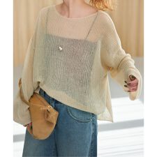 《予約》ルーズニットプルオーバー