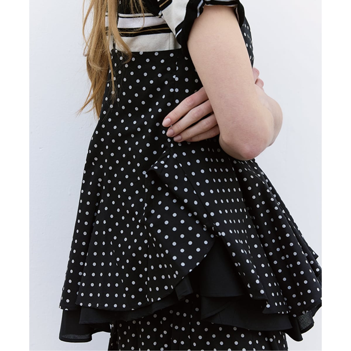 [�}���C]�s�ꕔ�X��+WEB����tGlyph Polka dot Camisole/�X�s�b�N���X�p���iSpick and Span�j �u���b�N