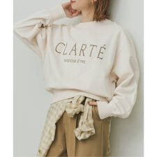 ロゴ刺繍スウェット