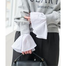 《追加予約》フリルスリーブクルーネックTEE