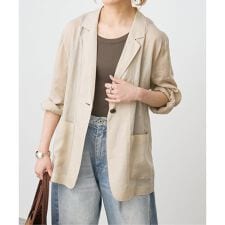 《手洗い可 / 追加予約》ラミーミックスシアージャケット