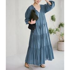 《予約》HYU 2WAYティアードワンピース