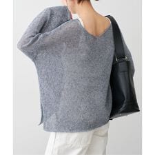 《新色有り / 追加予約》リネンミックス2WAYプルオーバー