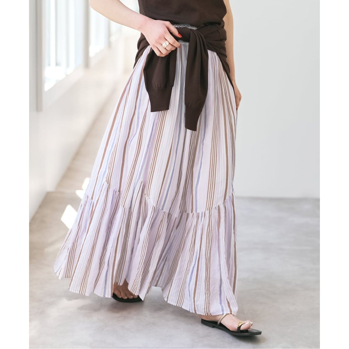 [�}���C]�s�ʒ��J���[�L�tne Quittez pas CottonVoile StripeSlant Pan/�X�s�b�N���X�p���iSpick and Span�j �p�[�v�� B