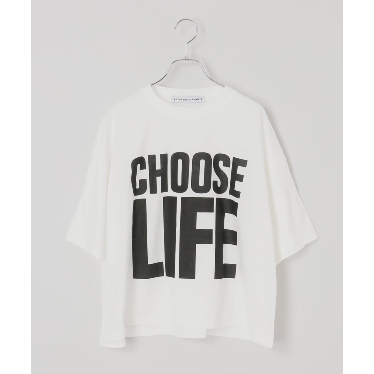 別注 / 追加》KATHARINE HAMNETT / キャサリンハムネット SLOGAN TEE