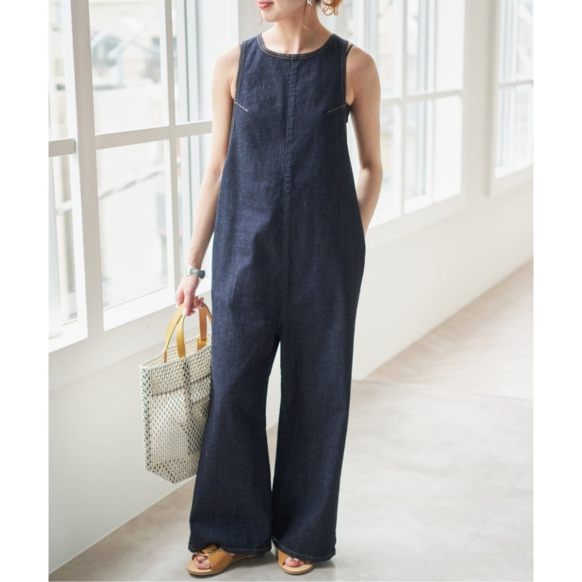 Spick and Span ニット&amp;ジャーナルスタンダード  サロペット Spick & Span（スピックアンドスパン）の「ニットサロペット