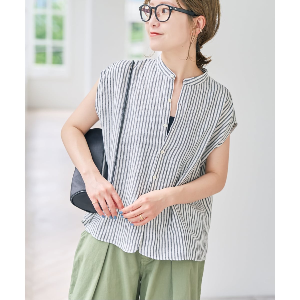 予約》TICCA / ティッカ リネンフレンチシャツ | スピック＆スパン