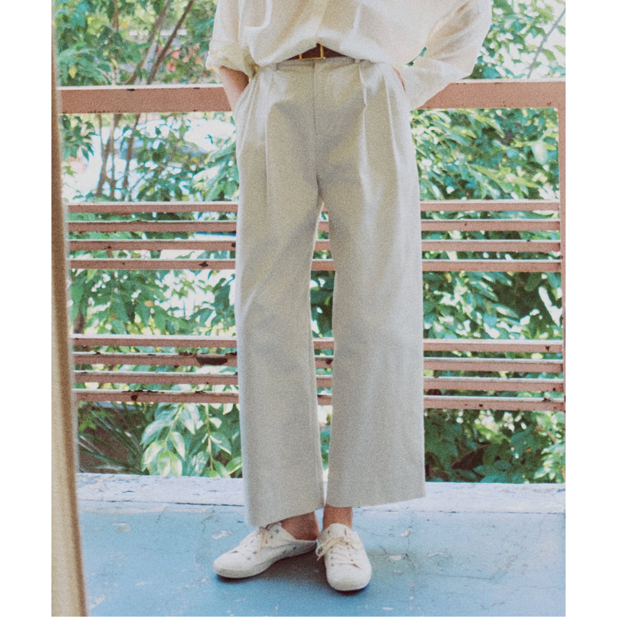 【最終値下げ】Spick & Span Higuchi*S 2タックツイルパンツ Higuchi*S 2タックツイルパンツ | スピック＆スパン(Spick and Span