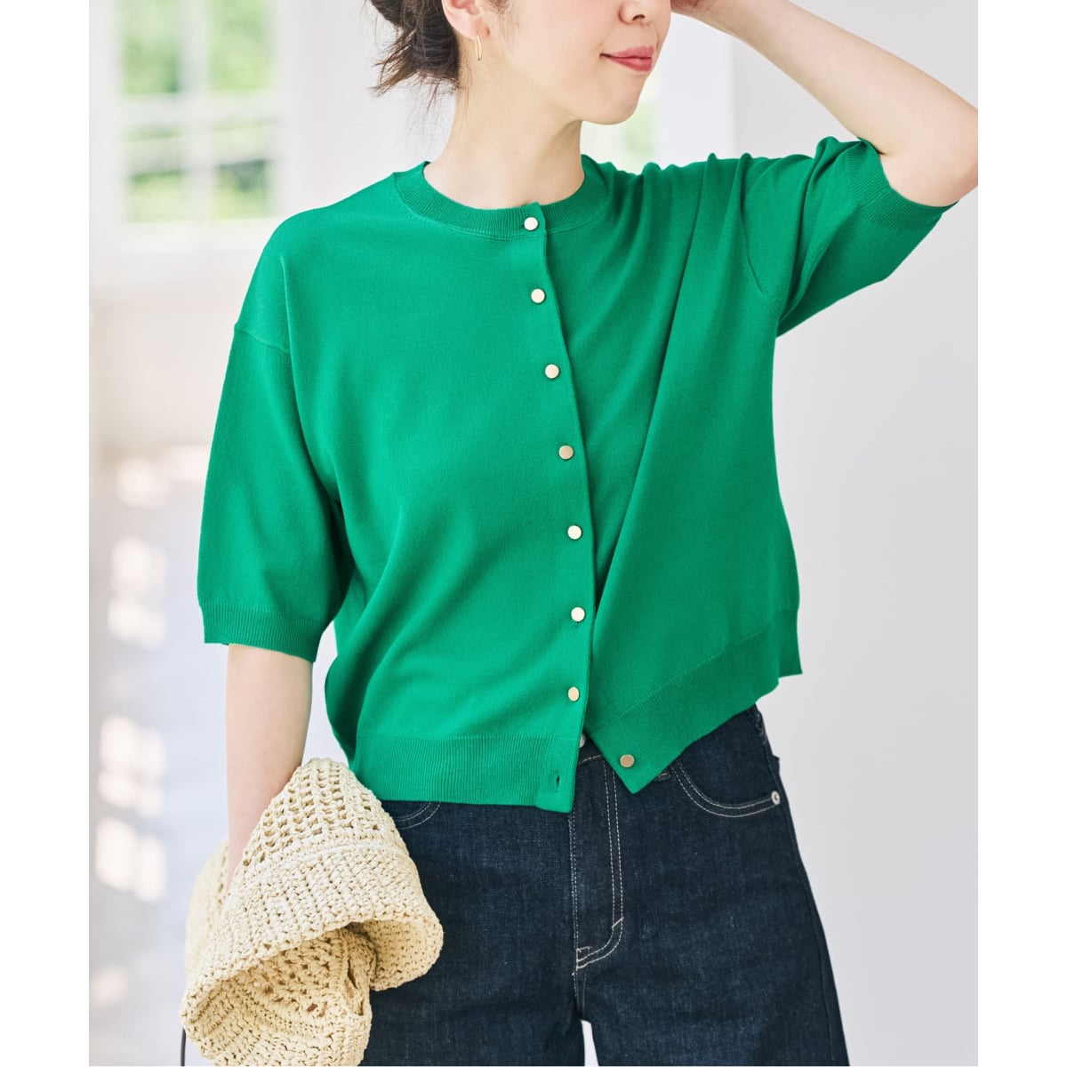 Spick & Span - 未使用タグ付き Spick & Span COTTONミラノリブロングカーデ スピック＆スパン(Spick and Span) レディース カーディガン の一覧