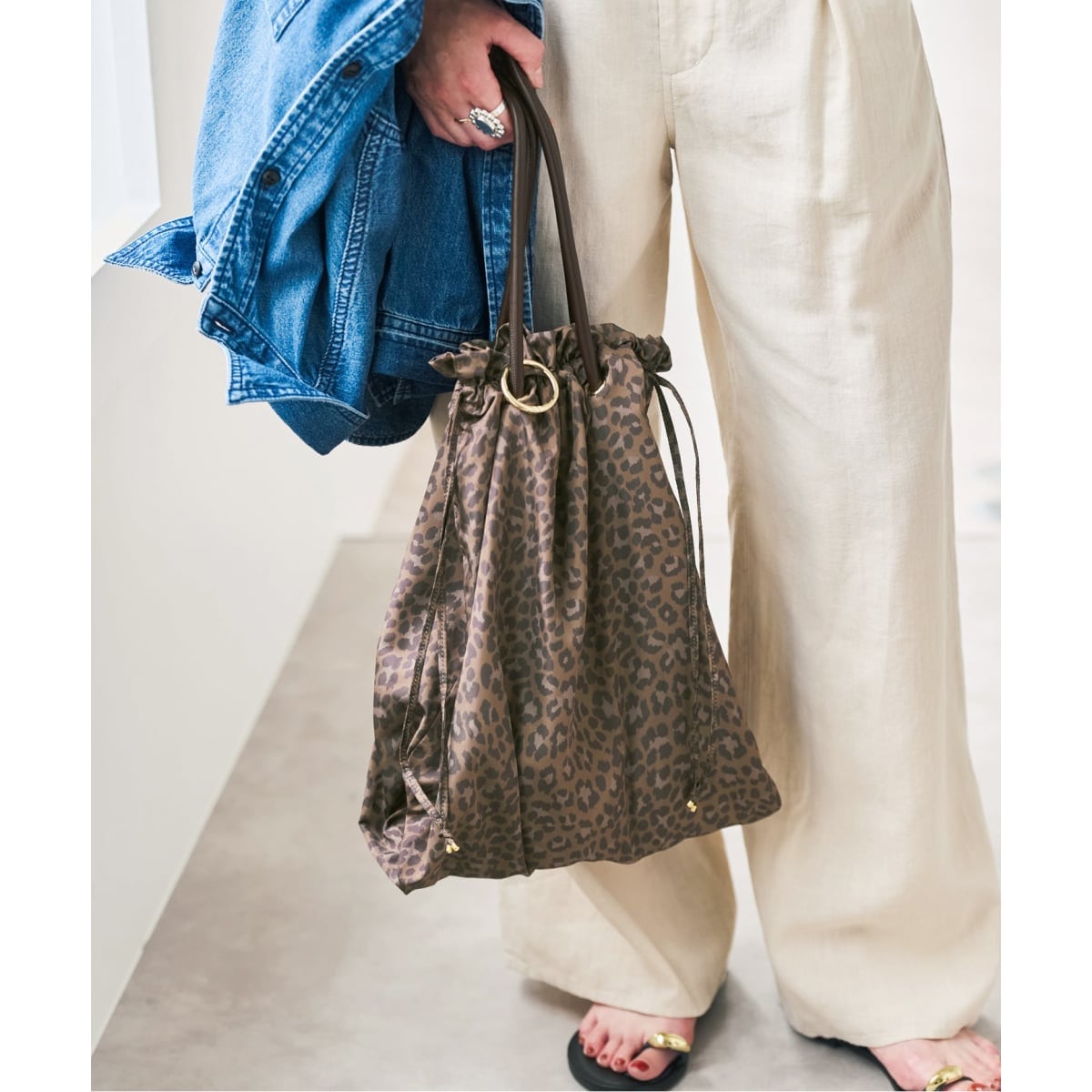 別注》Spick & Span LEOPARD TOTE | スピック＆スパン(Spick and Span