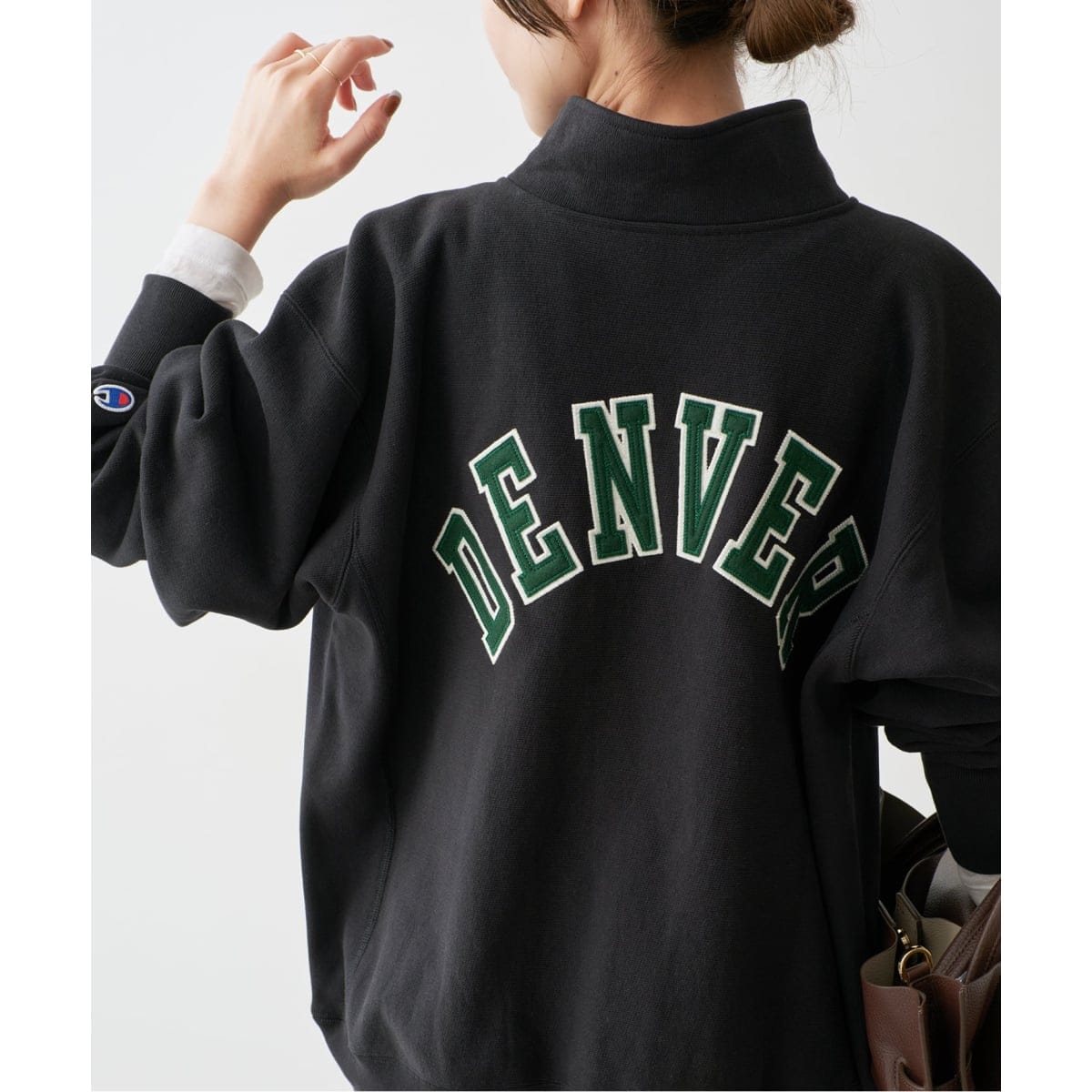 スウェットシャツ Reverse weave チャンピオン ジップ パーカー