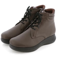 JS ハートレーベル(JS Heartlavel)の厚底ソール本革ハイカットスニーカー