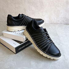 【26春夏新作】本革仕立て軽量スニーカー 甲ゴム仕様で快適フィット・アウトステッチデザイン