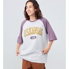 ラグラン ロゴ半袖Teeシャツ