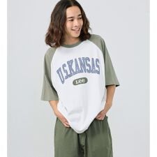 ラグラン ロゴ半袖Teeシャツ