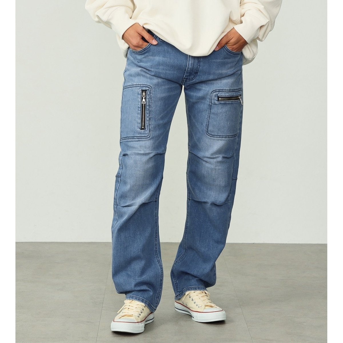 Ｌevi’s 568 ルーズストレ―ト ダブルニ―W30L30 べ―ジュ Amazon | [リーバイス] 568(TM) ルーズストレート ダブルニー
