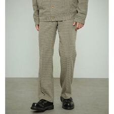 LEENS フレアー スラックスパンツ