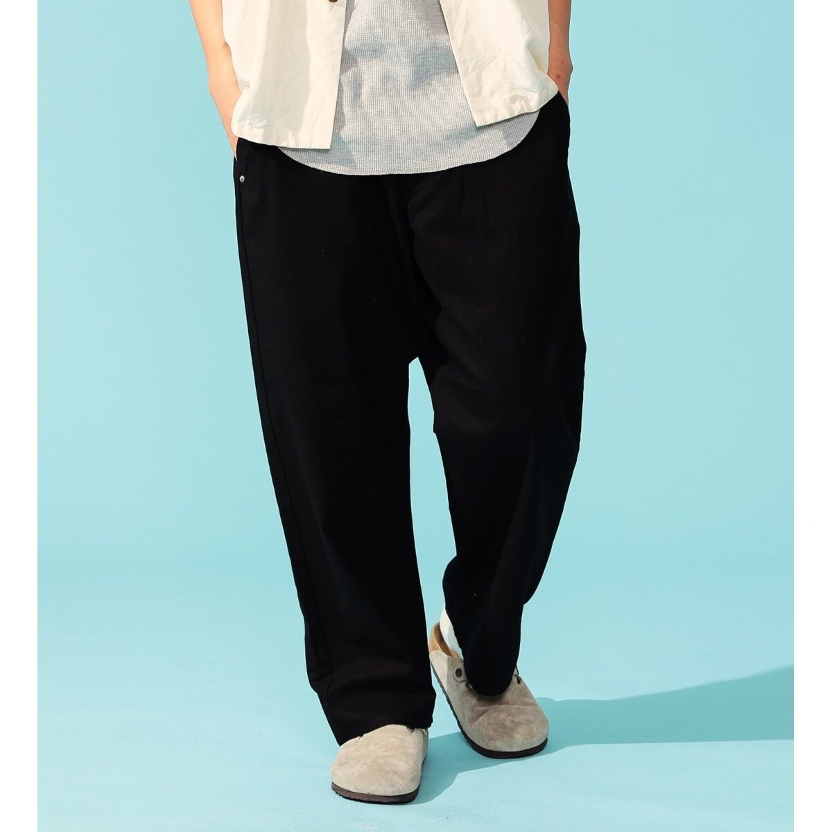 リー（Lee）/【涼】【ゆったりシルエット】FLeeasy COOL / イージーパンツ/通気性抜群/ムレにくい/夏 涼】【ゆったりシルエット】FLeeasy COOL / イージーパンツ/通気性抜群