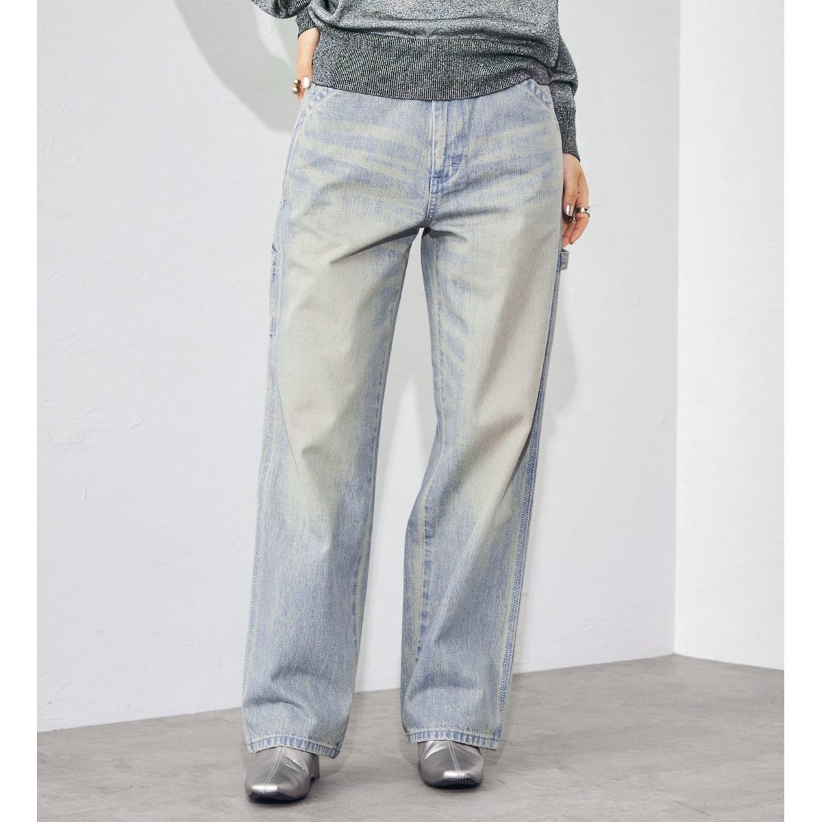 Lee Dungarees ホワイト ペインターパンツ Lee（リー）の「Lee/リー