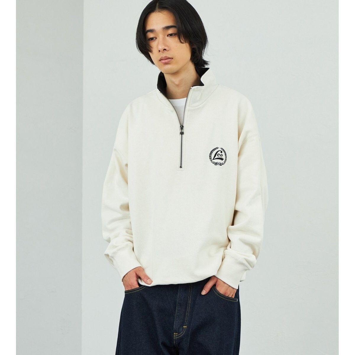 Lee月桂樹刺繍ロゴ ハーフジップスウェット | リー(Lee) | マルイ