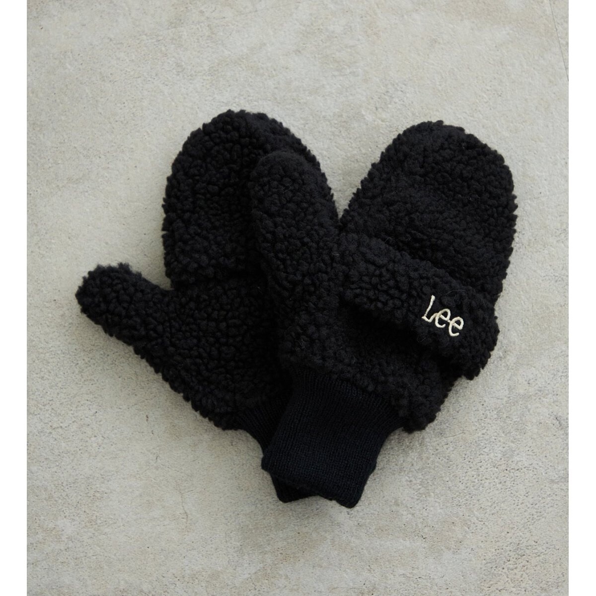 指きりでも使える2WAY】 ボアグローブ レオパード柄 ヒョウ柄ミトン