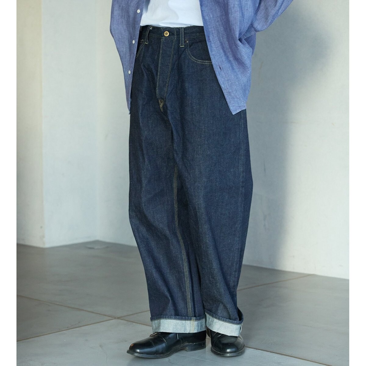 101 100周年】101 COWBOY WIDE PANTS/カウボーイワイド