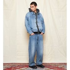 SUPERSIZED ビッグシルエットカウボーイデニムパンツ セットアップ可