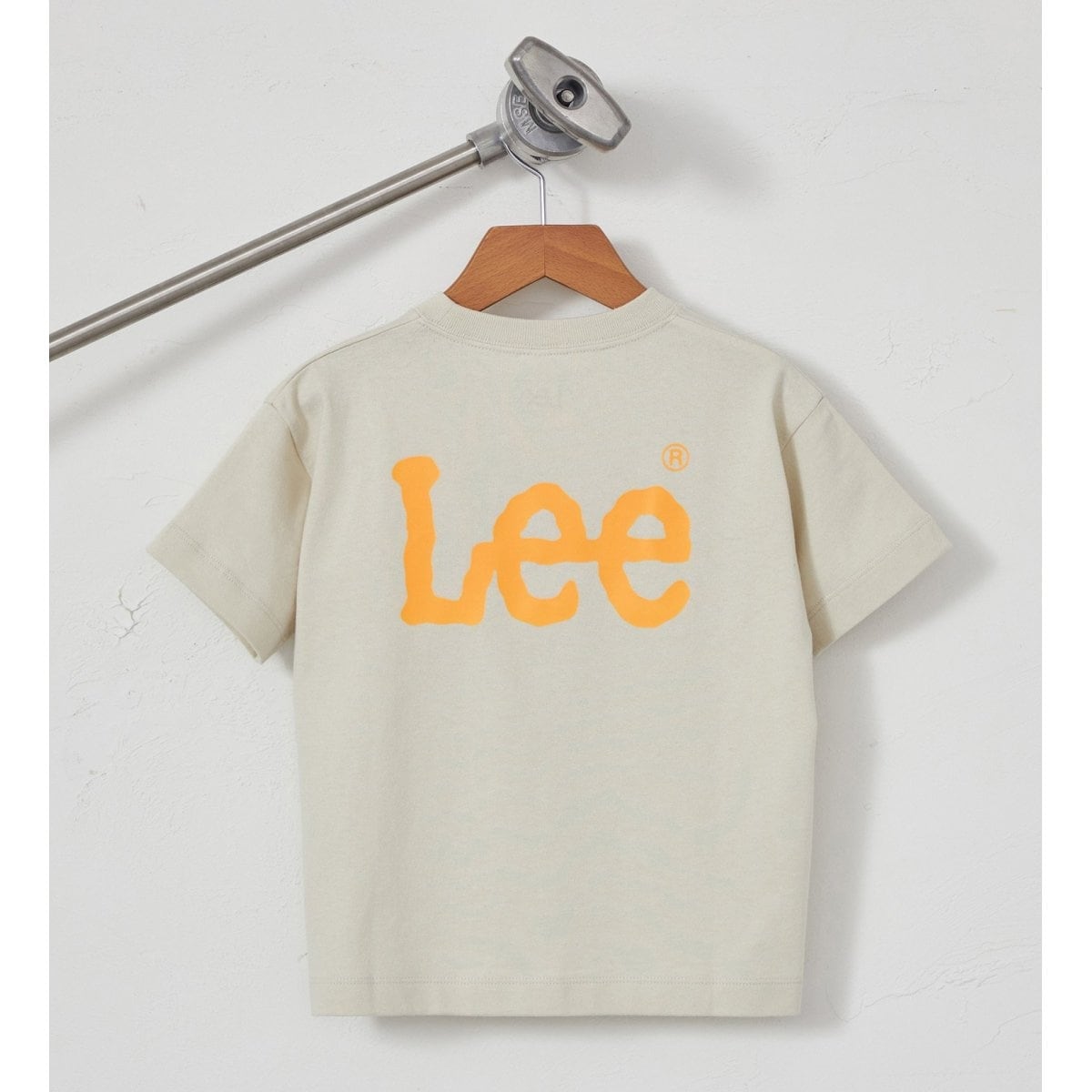 【110-150cm】キッズ LeeロゴバックプリントTシャツ【アウトレット店舗・WEB限定】