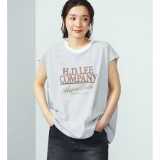 リー(Lee)の【二の腕細見え】ノースリーブプリントTシャツ