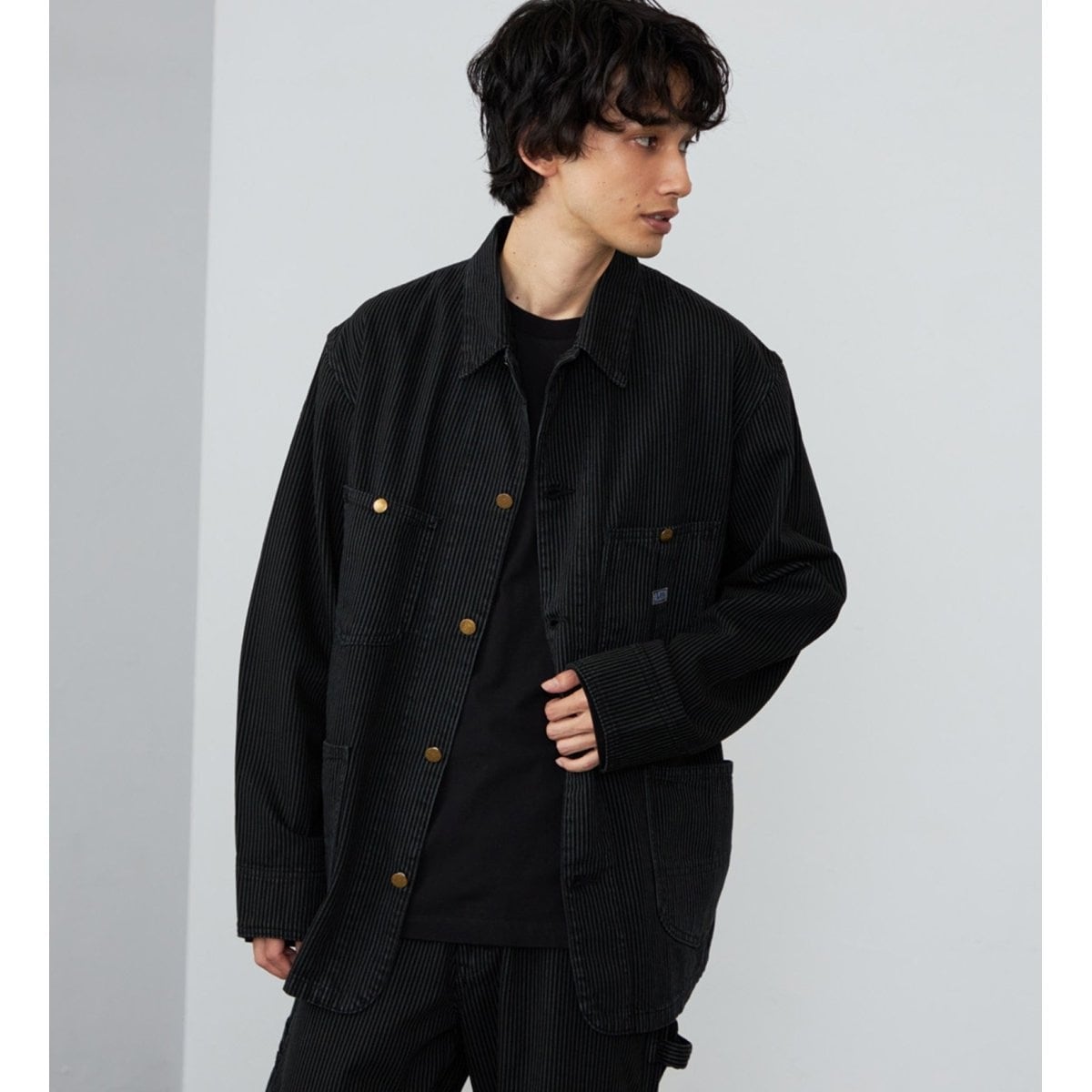 Lee デニムカバーオール Lサイズ Lee リー カバーオール ワークジャケット デニム ロコジャケット
