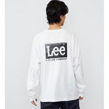 Leeロゴバックプリント ロングスリーブTシャツ【ロングセラー】