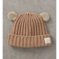 【キッズ】ベアニットキャップ